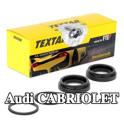 TEXTAR مجموعة حشيات, مكبس الفرامل بدون مكبس — Audi Cabriolet