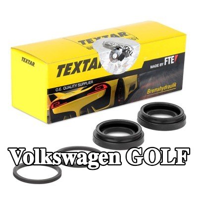 TEXTAR مجموعة حشيات, مكبس الفرامل بدون مكبس — 2008 Volkswagen Golf