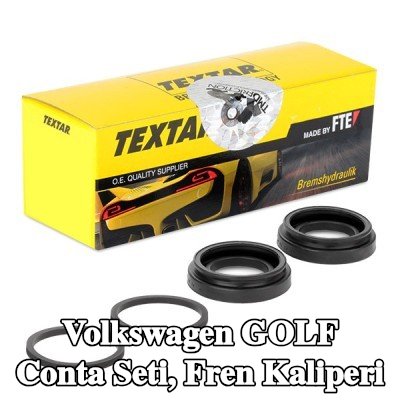 TEXTAR Conta seti, pistonsuz fren kaliperi — 2008 Volkswagen Golf