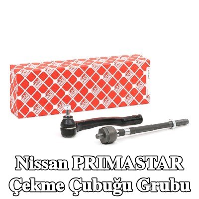 FEBI BILSTEIN Rot kolu grubu Ön Aks Sol, kilit somunu ile — Nissan Primastar