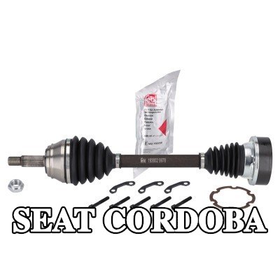 FEBI BILSTEIN عمود الدفع المحور الأمامي الأيسر, مع صمولة — 2000 SEAT Cordoba