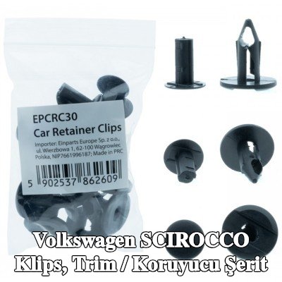 EINPARTS Klips, trim / koruyucu şerit — Volkswagen Scirocco