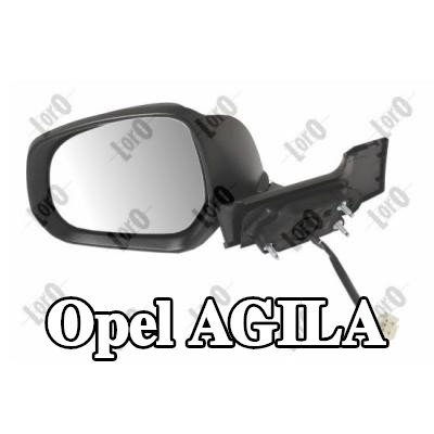 ABAKUS مرآة جانبية يسرى, كهربائي — Opel Agila