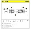 RIDEX Tahrik mili Ön aks her iki taraf, 620, 5mm — 2002 Toyota 4runner (6)