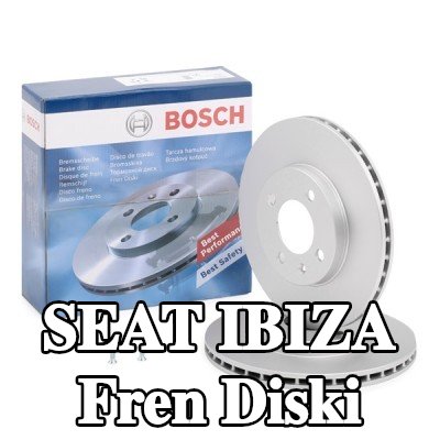 BOSCH Fren diski Dış Çap: 256mm, Havalandırmalı, Kaplamalı, cıvata/vida ile — 2000 SEAT Ibiza