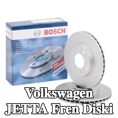 BOSCH Fren diski Dış Çap: 256mm, Havalandırmalı, Kaplamalı, cıvata/vida ile — 1990 Volkswagen Jetta