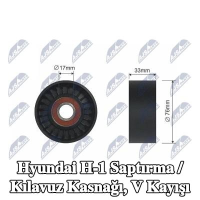 NTY Saptırma / Kılavuz Kasnağı, V kayışı — Hyundai H-1