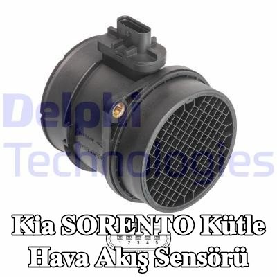 DELPHI Kütle hava akış sensörü 12V — Kia Sorento