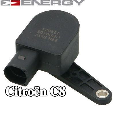 ENERGY جهاز استشعار، ضبط مدى ضوء المصابيح الأمامية — Citroën C8