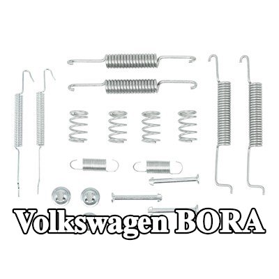 BOSCH مجموعة تركيب حذاء الفرامل مع نوابض — 2000 Volkswagen Bora