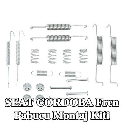 BOSCH Yaylı fren pabucu montaj kiti — SEAT Cordoba