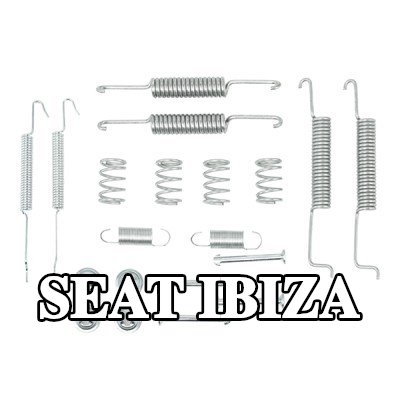 BOSCH مجموعة تركيب حذاء الفرامل مع نوابض — SEAT Ibiza