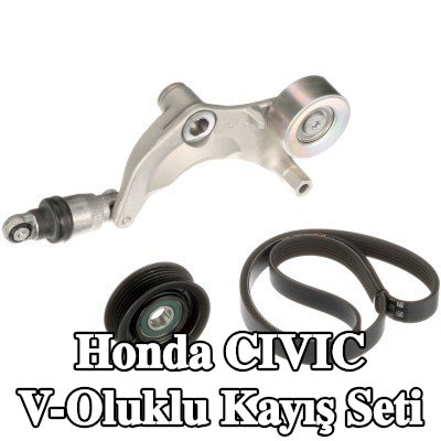 GATES V-Ribbed Kayış Seti Micro-V Kiti — Honda Civic
