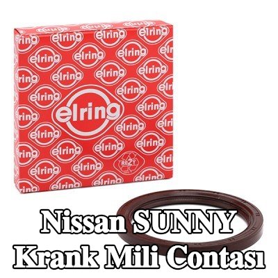 ELRING FPM (florlu kauçuk)/ACM (poliakrilat kauçuk) krank mili contası — Nissan Sunny