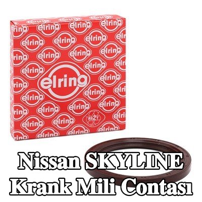 ELRING FPM (florlu kauçuk)/ACM (poliakrilat kauçuk) krank mili contası — Nissan Skyline