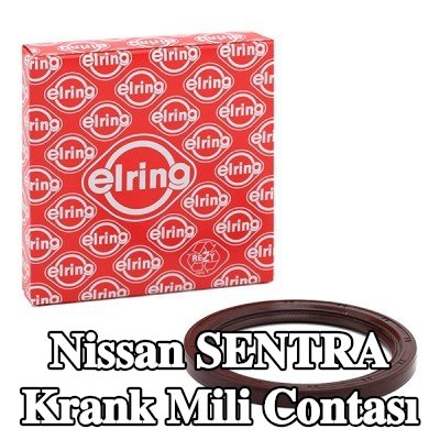 ELRING FPM (florlu kauçuk)/ACM (poliakrilat kauçuk) krank mili contası — 2000 Nissan Sentra