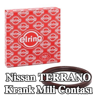 ELRING FPM (florlu kauçuk)/ACM (poliakrilat kauçuk) krank mili contası — 1990 Nissan Terrano