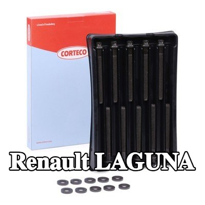 CORTECO مجموعة البراغي, رأس الأسطوانة M12, 108mm — 1995 Renault Laguna