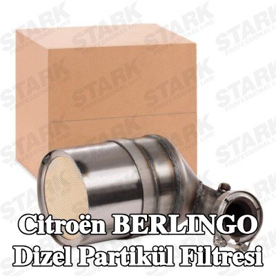 STARK Sabitleme/montaj malzemeli dizel partikül filtresi, sabitleme malzemesi ile, montaj kiti ile — 2005 Citroën Berlingo