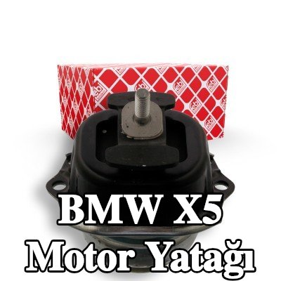 FEBI BILSTEIN Motor yatağı, sol, Alüminyum, Elastomer — 2012 BMW X5