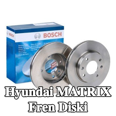 BOSCH Fren diski Dış Çap: 257mm, Havalandırmalı, Yağlanmış, cıvata/vida ile — Hyundai Matrix