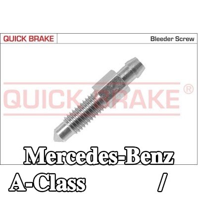 QUICK BRAKE برغي/صمام التهوية — 2000 Mercedes-Benz A-Class