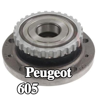A.B.S. محور العجلة مع حلقة مستشعر ABS, مع محمل عجلة مدمج — Peugeot 605