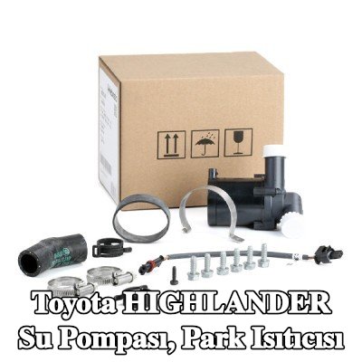 WEBASTO Su Pompası, parking heater 130° connection piec — Toyota Highlander