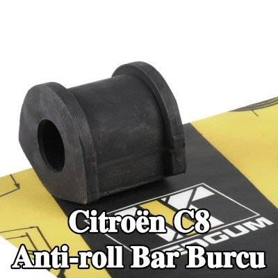 TEDGUM Ön aks stabilizatör çubuğu burcu, iç, 21, 5mm — Citroën C8