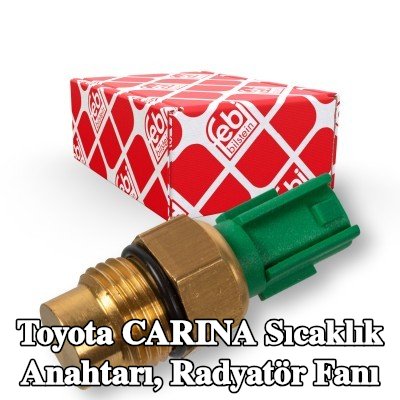 FEBI BILSTEIN Sıcaklık Anahtarı, conta halkalı radyatör fanı — Toyota Carina