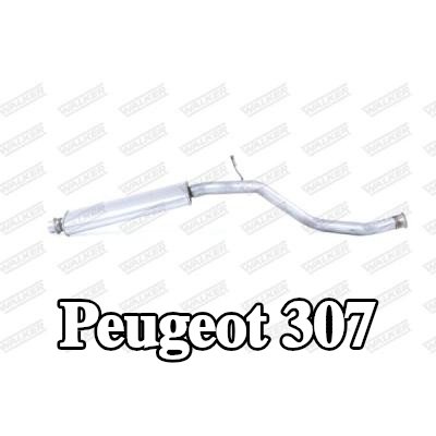 WALKER كاتم الصوت الأوسط 1670mm, بدون قطع التثبيت — 2003 Peugeot 307