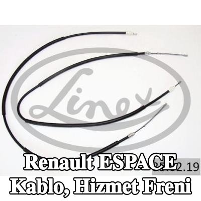 LINEX Kablo, hizmet freni — 2000 Renault Espace
