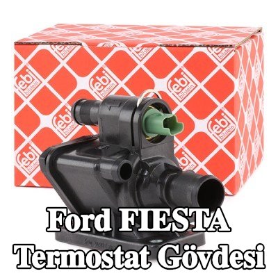 FEBI BILSTEIN Sıcaklık sensörlü termostat gövdesi — 2012 Ford Fiesta
