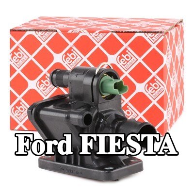 FEBI BILSTEIN غلاف منظم الحرارة مع مستشعر درجة الحرارة — 2012 Ford Fiesta