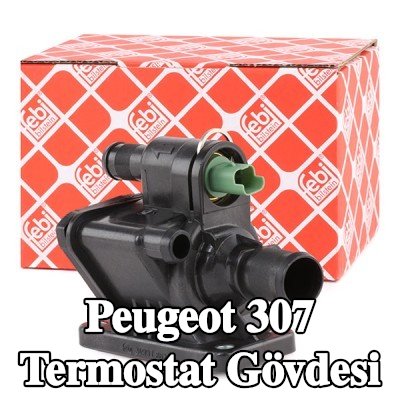 FEBI BILSTEIN Sıcaklık sensörlü termostat gövdesi — 2004 Peugeot 307