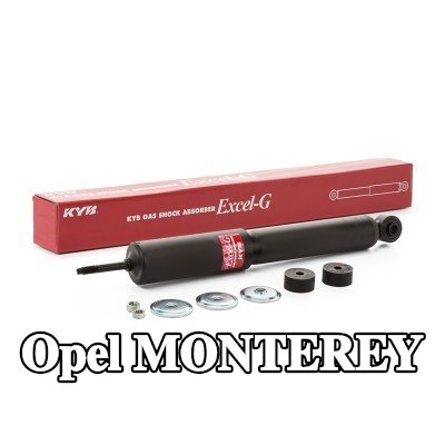 KYB ممتص الصدمات Excel-G, المحور الأمامي, ضغط الغاز, ممتص صدمات تلسكوبي — 1997 Opel Monterey