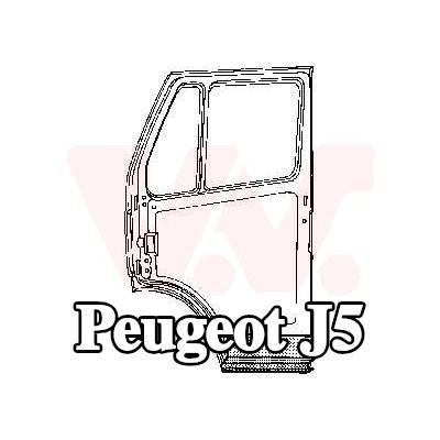 VAN WEZEL لوحة إصلاح الباب — Peugeot J5