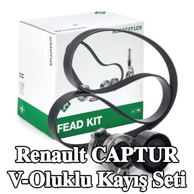 INA V-Oluklu Kayış Seti — Renault Captur