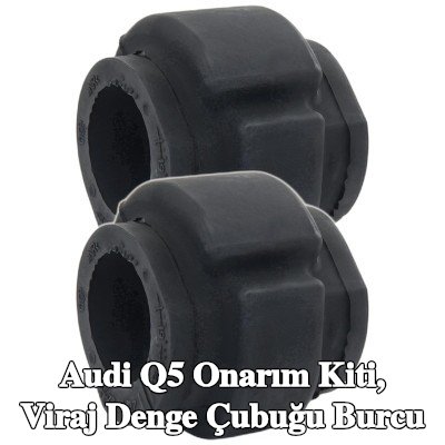 RIDEX Onarım kiti, anti-roll bar burcu Ön Aks, kelepçeli, somunlu — Audi Q5