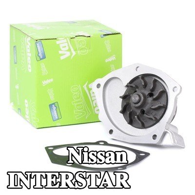 VALEO مضخة مياه بدون غطاء, مع حشيات/مانعات تسرب — 2002 Nissan Interstar