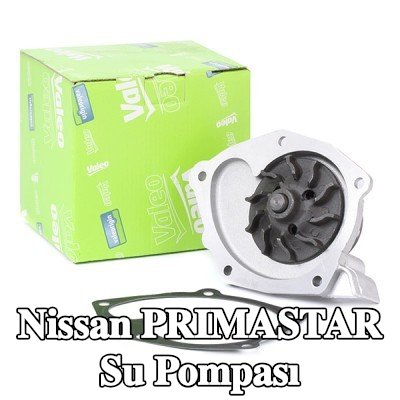 VALEO Kapaksız su pompası, conta/sızdırmazlık elemanları ile — Nissan Primastar