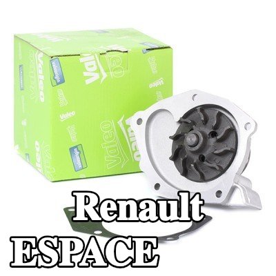 VALEO مضخة مياه بدون غطاء, مع حشيات/مانعات تسرب — 2012 Renault Espace