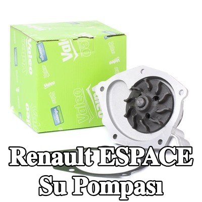 VALEO Kapaksız su pompası, conta/sızdırmazlık elemanları ile — 2012 Renault Espace