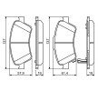 BOSCH Fren balatası seti 19mm, gıcırtı önleyici plaka ile, montaj kılavuzu ile, aksesuarlarla — 2012 Toyota Corolla (11)