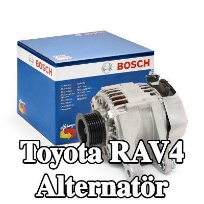 BOSCH Alternatör 80A — 2002 Toyota Rav4