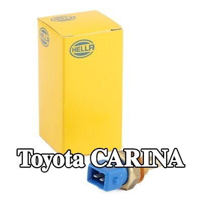 HELLA مستشعر, درجة حرارة سائل التبريد M12x1, 5, مع حشية/مانع تسرب — Toyota Carina