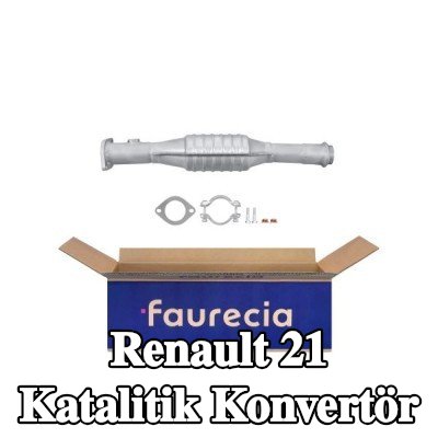 HELLA Montaj parçaları ile katalitik konvertör — Renault 21
