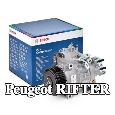 BOSCH ضاغط تكييف الهواء مع دليل التركيب, مع حلقة مانعة للتسرب — Peugeot Rifter