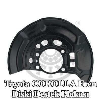 OPTIMAL Fren diski destek plakası Ön Aks Sağ — Toyota Corolla