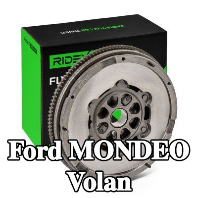 RIDEX REMAN Volan Sürtünme kontrol plakalı çift kütleli volan, vida seti olmadan, pilot yatak olmadan — 2000 Ford Mondeo